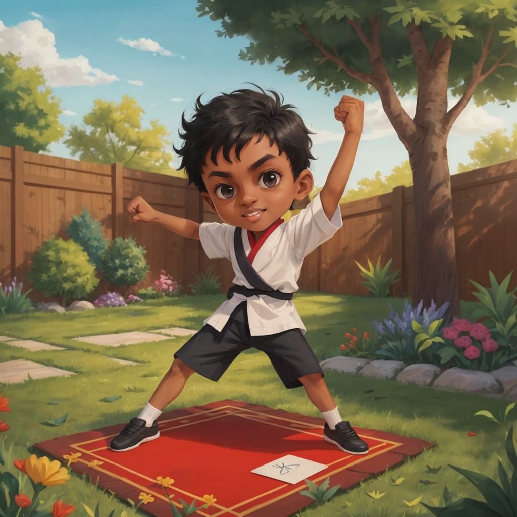 Elijah and Aunt Angela's Karate Adventure